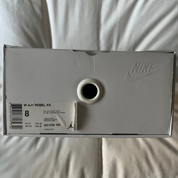 WMNS AIR JORDAN I REBEL XX OFF WHITE Size US 8 UK 5.5 EU 39 - Picture 16 of 16